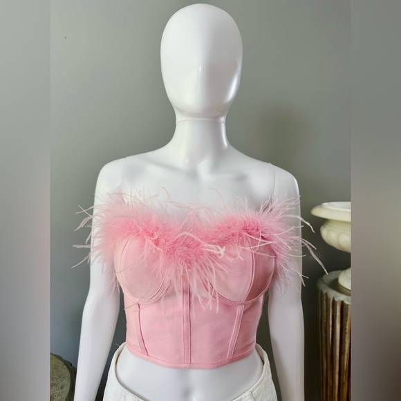 Superdown- Ramona Bustier Top Pink - Picture 4 of 8